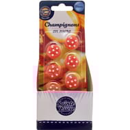 Sainte lucie décor de noël champignons en sucre x8 -10g