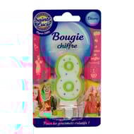 Sainte lucie bougie chiffre "8"