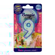 Sainte lucie bougie chiffre "9"