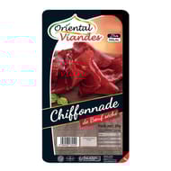 Oriental viandes chiffonade de boeuf seche halal 80g