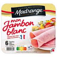 Madrange mon jambon blanc 6 tranches 240g