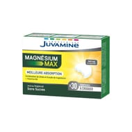 Juvamine magnésium max 30 comprimés à croquer 74g