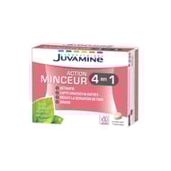 Juvamine action minceur 4 en 1 60 comprimés 33g