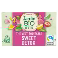 Jardin bio étic thé vert détox bio étui + 20 sachets 30g