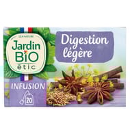 Jardin bio étic  infusion digestion légère bio 20 sachets + étui 30g