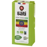 Sati café capsules moka Sidamo Bio Max Havelaar x10 - 55G