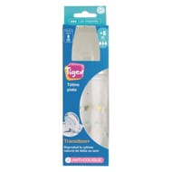 Biberon col large transition+ 300ml +6 mois lait infantile mixte température Control Tigex