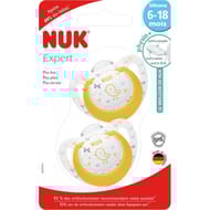 2 sucettes expert silicone 6-18 mois Nuk
