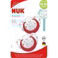 2 sucettes expert silicone 18-36 mois écureuil Nuk