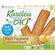 Karelea bio petits feuilletés bio réduits en sucre 100g