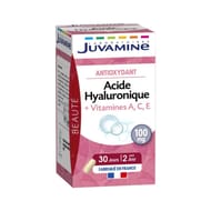 Juvamine acide hyaluronique vitamines a c e antioxydant 60 gélules 21g