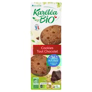 Karelea cookies tout choco réduit en sucre bio 175g