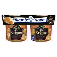 Mamie Nova crème gourmande caramel beurre salé 2x150g