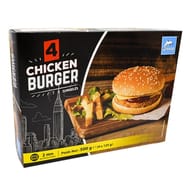 Giney's 4 chicken burger 500g