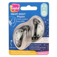 2 sucettes silicone  panda phosphorescente 6-18 mois Tigex