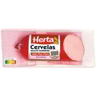 Herta cervelas saucisson pur porc conservation sans nitrite 200g