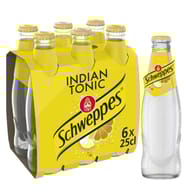 Schweppes indian tonic verre perdu 6x25cl