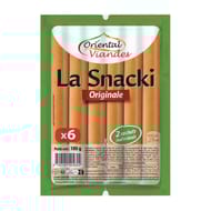 Oriental viandes knacks de volaille x6 180g