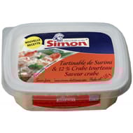 Simon tartinable de surimi et 12% crabe 135g