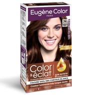 Eugène color coloration crème permanente les raffinées 74 marron moka
