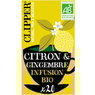 Clipper infusion citron gingembre bio 50g