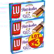 Petit ecolier tendre lait lot x3 360g