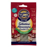 Sainte lucie gélatine alimentaire x12 feuilles - 12g