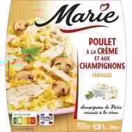 Marie poulet champignon à la crème et farfalles 280g