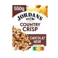 Jordans country crisp chocolat noir 550g