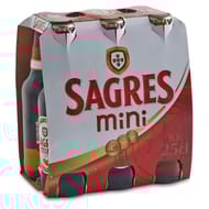 Sagres biere pack 6x25cl 5%vol