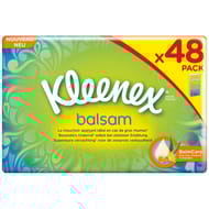 Kleenex mouchoirs étuis standard balsam x48