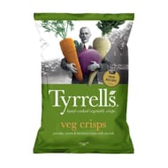 Tyrells veg crisp 125g