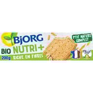 Bjorg biscuit nutri + p'tit nature complet bio 200g