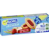 Bjorg barquettes fraise les petits curieux bio 120g
