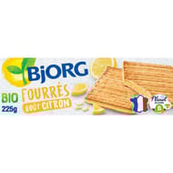 Bjorg fourrés citron bio 225g