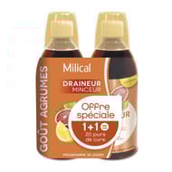 Milical draineur agrumes lot de 2 x 500ml