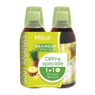 Milical draineur ananas lot de 2 x 500ml
