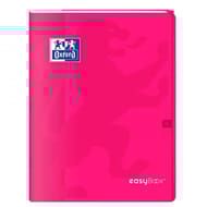 Oxford cahier easy book agrafe 240x320x96 pages 90g seyes rose