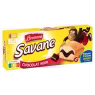 Brossard savane pocket chocolat noir x7 210g