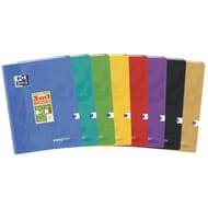 Oxford cahier easybook kraft agrafe 24x32 96 pages seyes couleurs assorties
