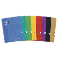 Cahier easybook kraft agrafe 170x220 96p 90g seyes assorti