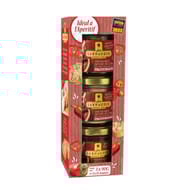 Jean larnaudie lot de 3 tartinable de canard 35% foie gras de canard piment 270g