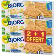Bjorg lot fourré citron bio 2+1 gt 675g