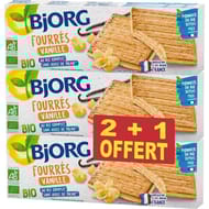 Bjorg lot fourrés vanille bio 2+1 gt 675g