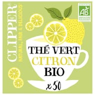 Clipper thé vert citron bio 85g