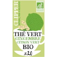 Clipper thé vert citron vert gingembre bio 35g