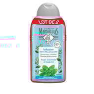 Le petit marseillais shampooing antipel menthe 2x250ml 514g