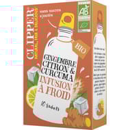 Clipper infusion froide citron curcuma bio 27g