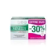 Saugella cotton touch duo serviette jour 2x14