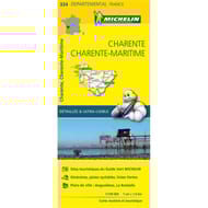 Carte départementale 324 Charente/Charente-Maritime